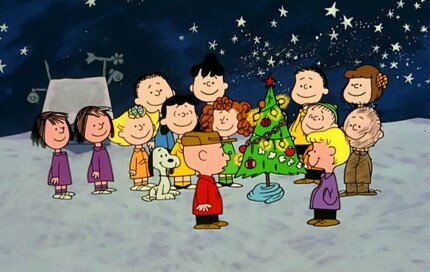 Peanuts Gang Christmas Sticker