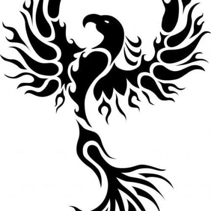 Phoenix Rising Decal Sticker 8