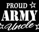PROUD Military Stickers ARMY UNCLE
