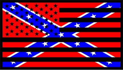 REBEL USA FLAG STICKER 88