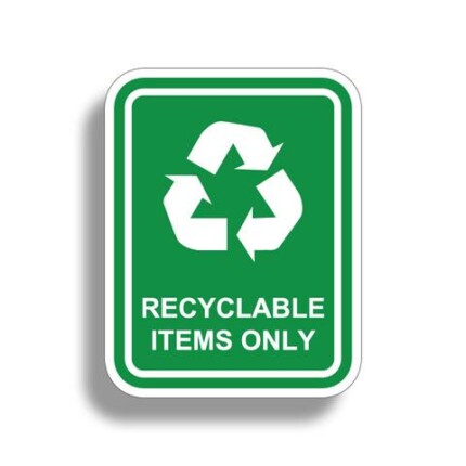 Recyclable_items_only_sticker
