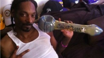 Snoop Loin with Huge Pipe Sticker