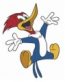 Woody Woodpecker Color Sticker