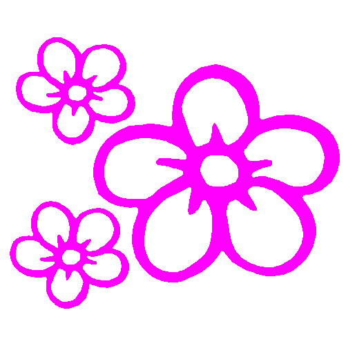 Flower decals
