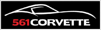 561 Corvette Bumper Sticker