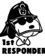 Fireman Snoopy decal