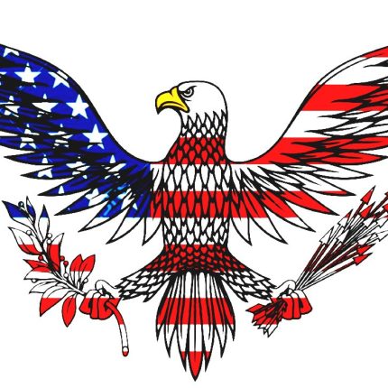 American Eagle Symbol Arrows STICKER