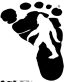 BigFoot Track Vinyl Sticker is one of our best sellers it comes in Black White or Custom colors