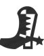 Cowboy Riding Vinyl Decal