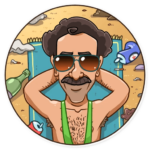 BORAT very nice funny car sticker 21