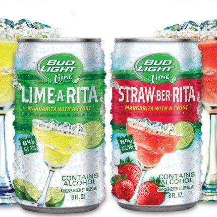 Bud Light Straw Ber-Rita and-Lime A Rita  Sticker
