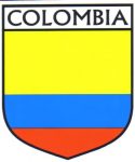 Colombia Flag Crest Decal Sticker