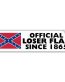 confederate flag of losers car bumper sticker
