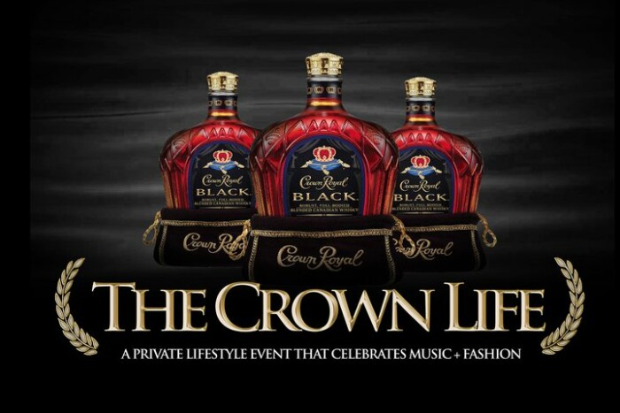 Crown Royal Black Crown Life Sticker