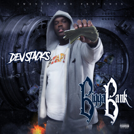 DEV STACKS BIGGA BANK RAP MUSIC ALBUM COVER STICKER