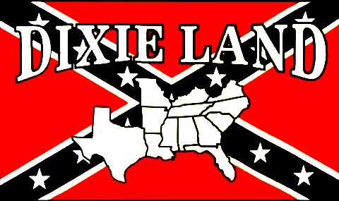 dixieland confederacy rebel flag sticker