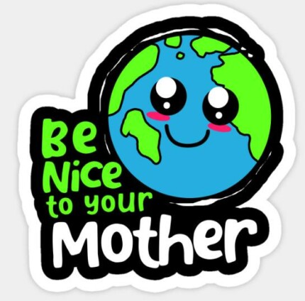 Earth Day Climate Change Recycling Ecology Planet Sticker