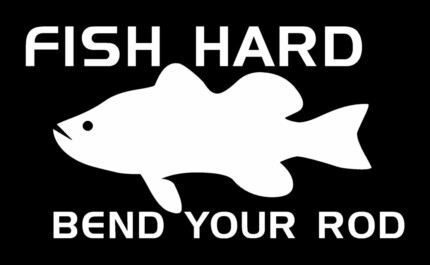 fish hard die cut vinyl fishing decal