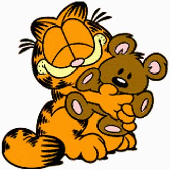 Garfield Color Sticker - 1