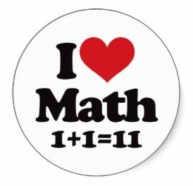 I Love Math Funny Sticker