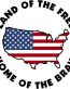 land_of_the_free_round color patriotic_stickers