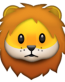 lion head emoji
