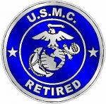 MARINE CORPS RETIRED blue