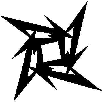 Metallica Star Decal
