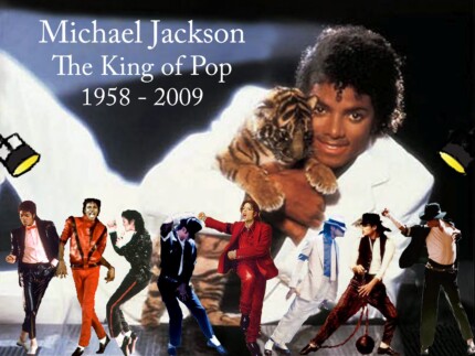 Michael Jackson Tribute King of Pop Sticker