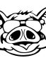 Pig Skateboard Cool Pig Sticker