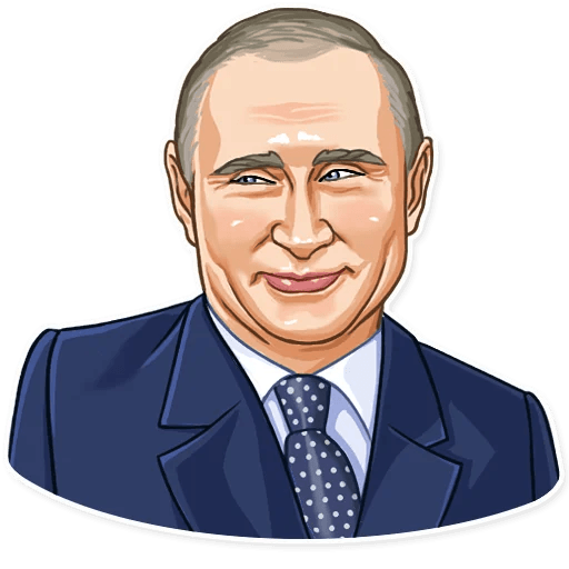 president vladimir putin political sticker 8