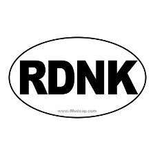 RedNeck Oval Decal Sticker