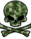 SKULL CAMO FILLS - GREEN