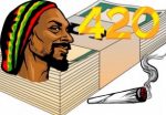 snoop 420 money rasta decal