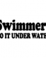 Swimmers Decal 39
