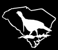 Turkey Hunting South Carolina Diecut Vinyl Hunting Decal