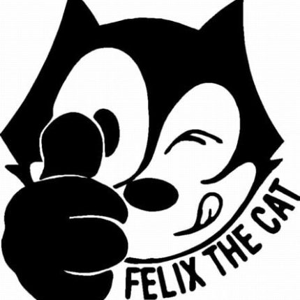 Felix the Cat Thumbs Up Sticker