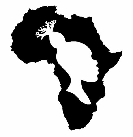 2 African Faces Africa Decal 20