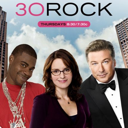 30 Rock Comedy TV Show Wallpaper Sticker Tina Fey Aec Baldwin