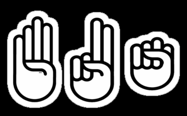 420 sign language sticker