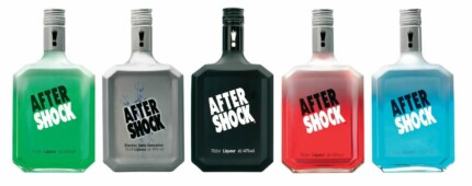 After Shock Liqueur Bottles