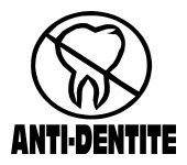 Anit Dentite Girl Stickers