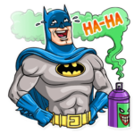 batman comic book_sticker 1