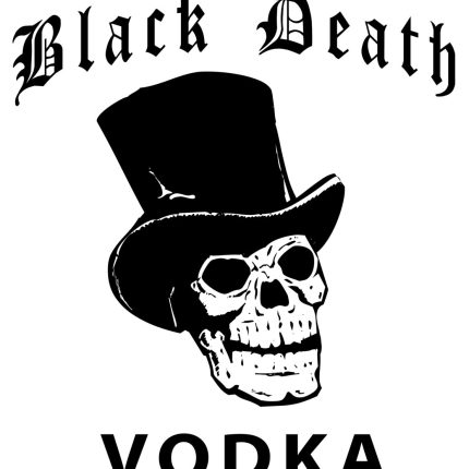 Black Death Vodka Rectangular Sticker