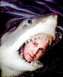 Chevy Chase Land Shark Sticker