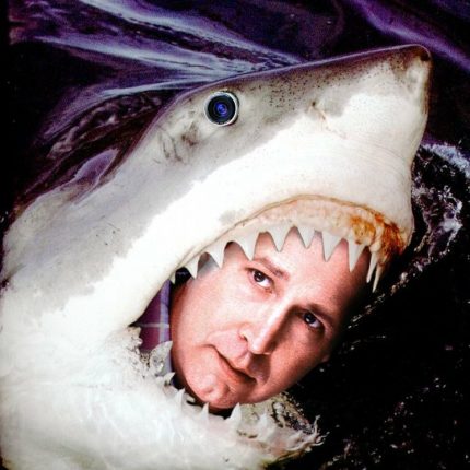 Chevy Chase Land Shark Sticker