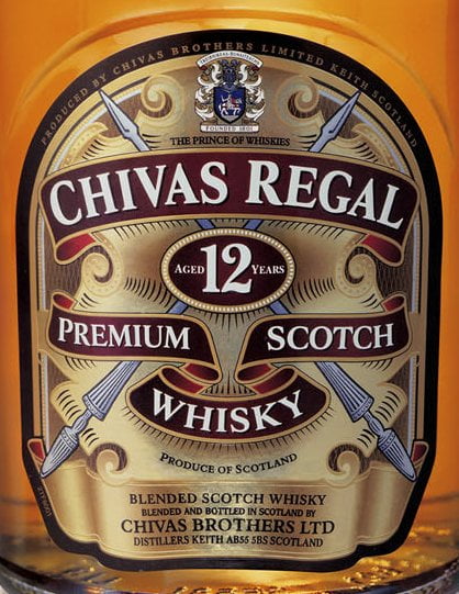 Chivas Regal 12 Label