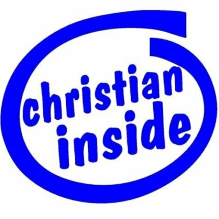 christian inside die cut decal
