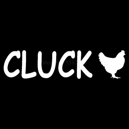 Cluck-Hen-chicken-farmer-sticker-decal