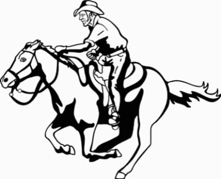 Cowboy Western Decals 13